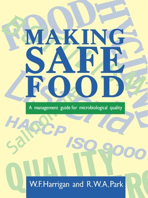 cover image of Making Safe Food